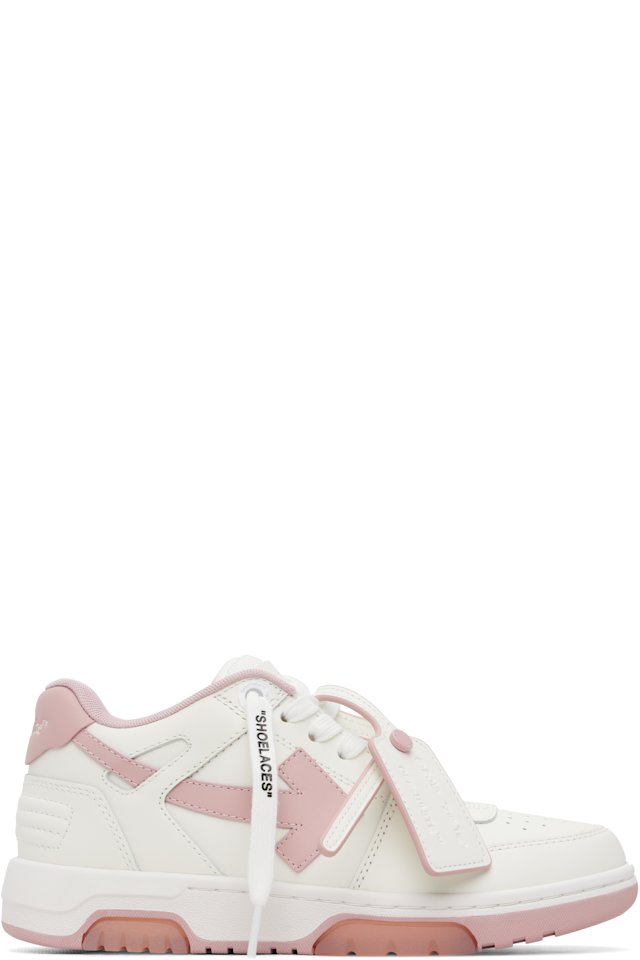 Off-White — White 'Out Of Office' Calf Leather Sneakers