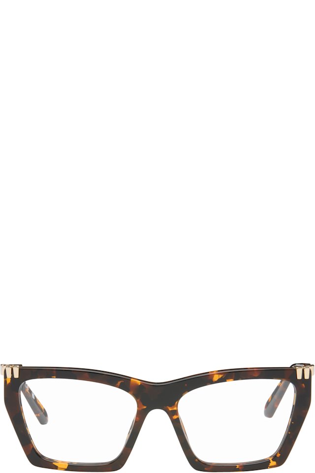 Off-White — Brown & Gold Style 5037 Glasses