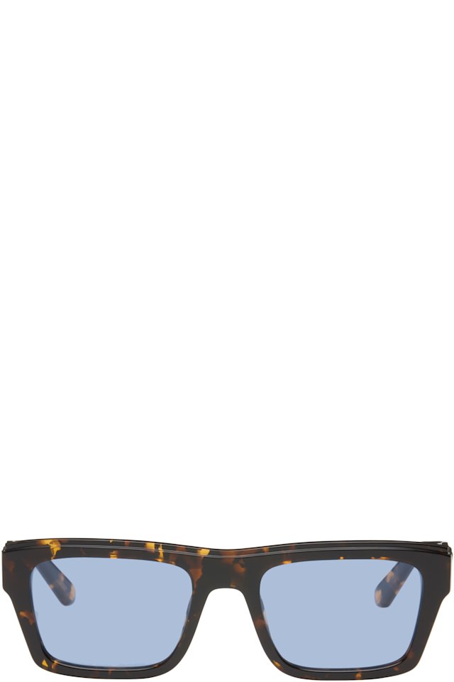Off-White — Brown Flint Sunglasses