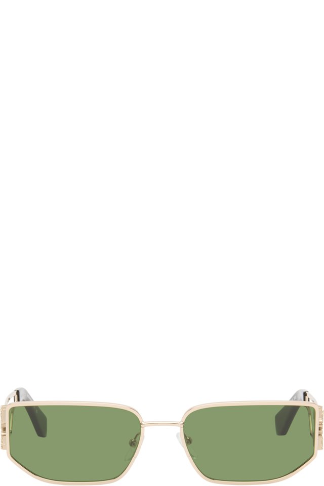 Off-White — Gold Allen Sunglasses
