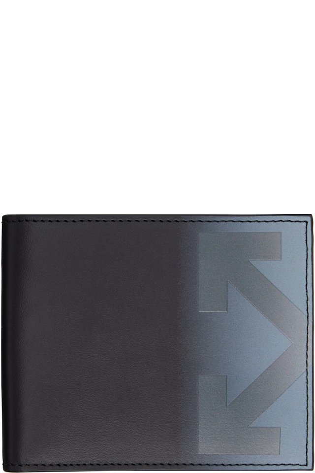 Off-White — Black Degrade Heritage Bifold Wallet