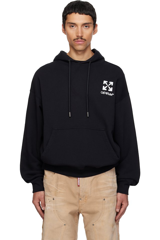Off-White — Black Small Arrow Skate Hoodie