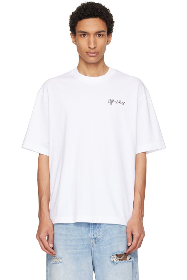 Off-White — White Script Skate T-shirt
