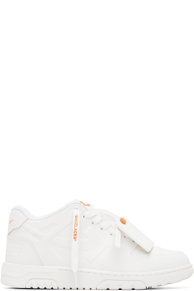 Off-White — White 'Out Of Office' Molded Sneakers