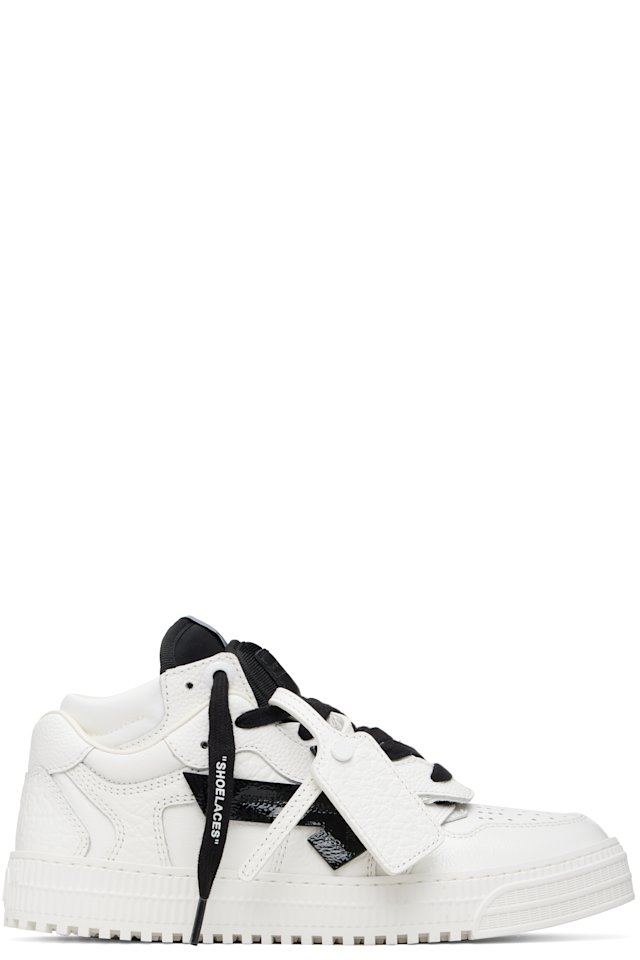 Off-White — White & Black 3.0 Floating Arrow Sneakers