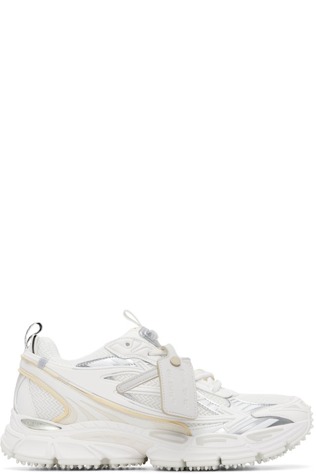 Off-White — White 'Be Right Back' Sneakers