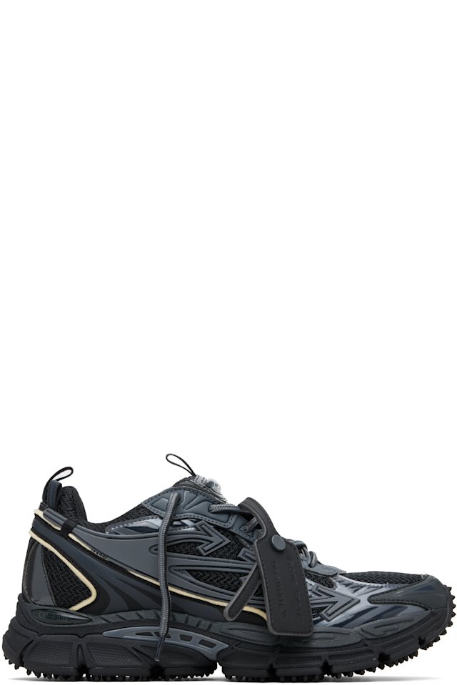 Off-White — Black 'Be Right Back' Sneakers