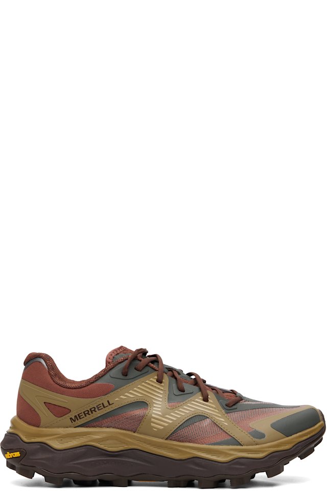 Merrell 1TRL — Red & Khaki Agility Peak 6 Sneakers
