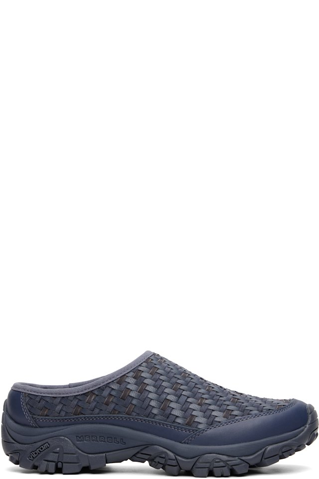 Merrell 1TRL — Gray Moab 2 Leather Slide Flats