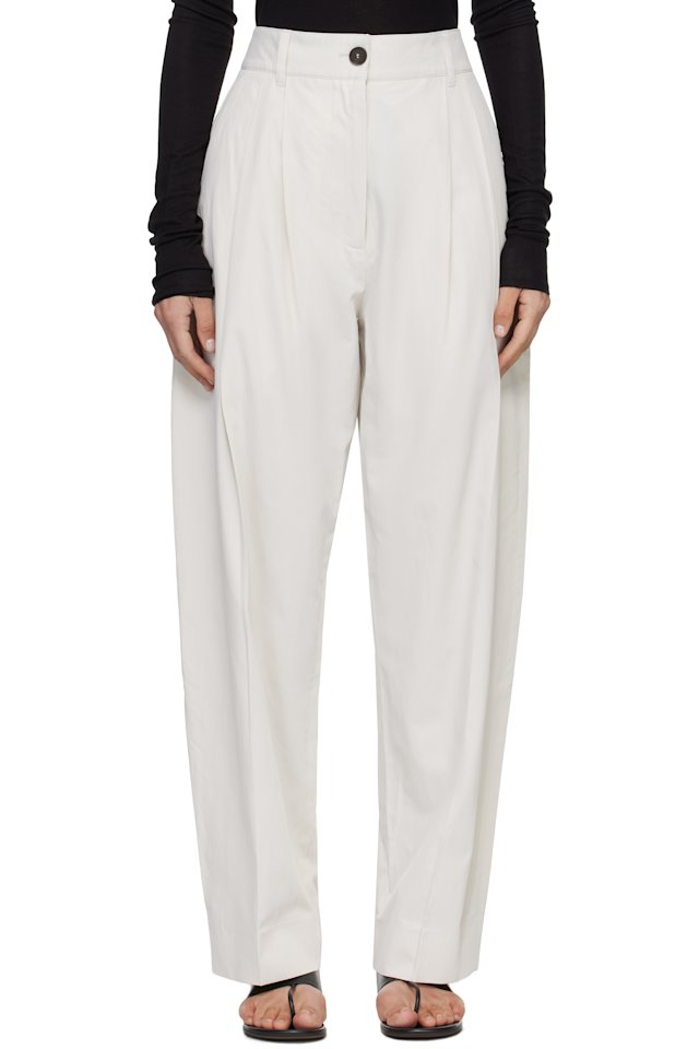 Studio Nicholson — Beige Acuna Trousers