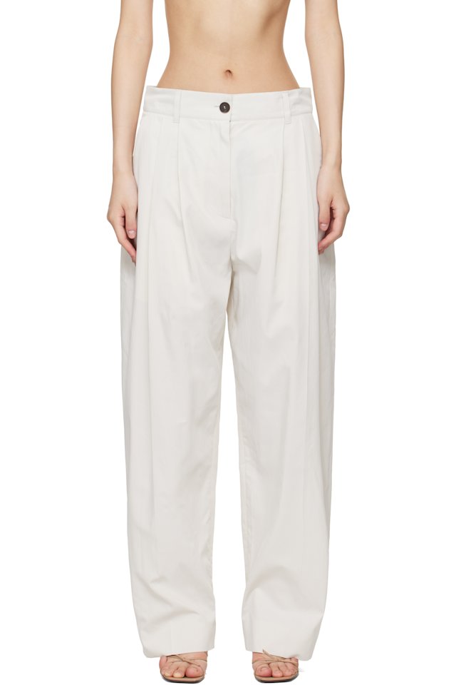 Studio Nicholson — Off-White Acuna Trousers