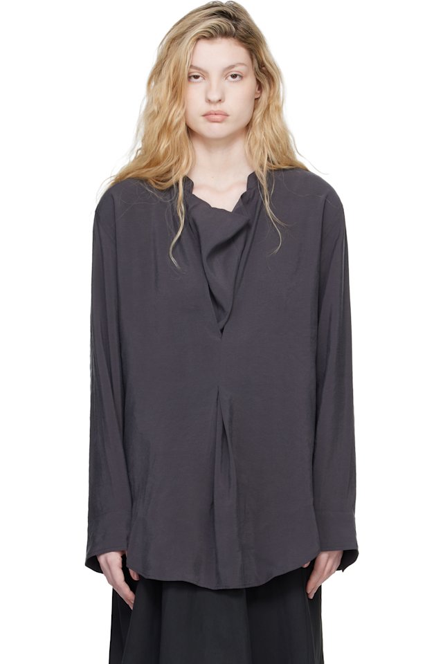 Studio Nicholson — Gray Pampa Blouse