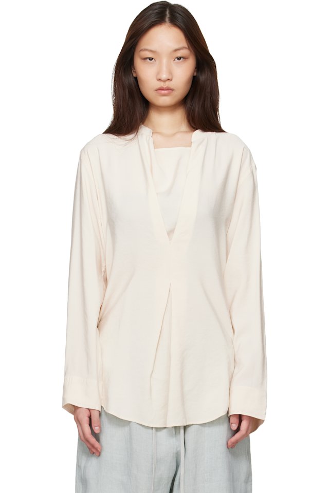 Studio Nicholson — Beige Pampa Blouse