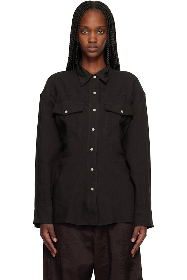 Studio Nicholson — Brown Krauss Shirt