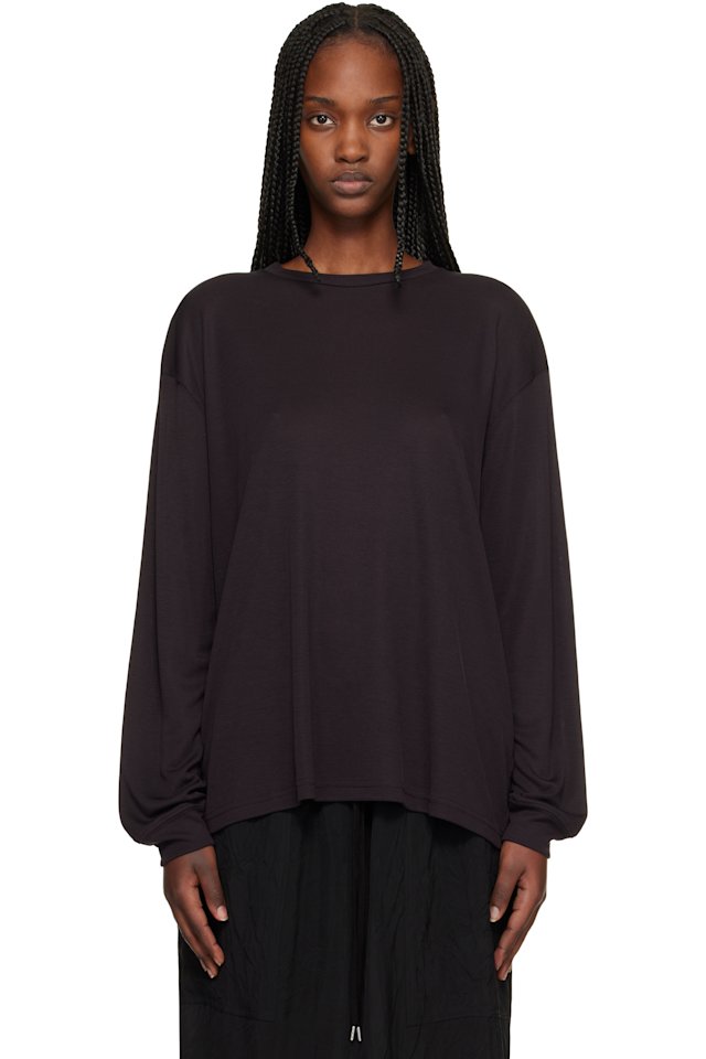 Studio Nicholson — Brown Simmons Jersey T-shirt