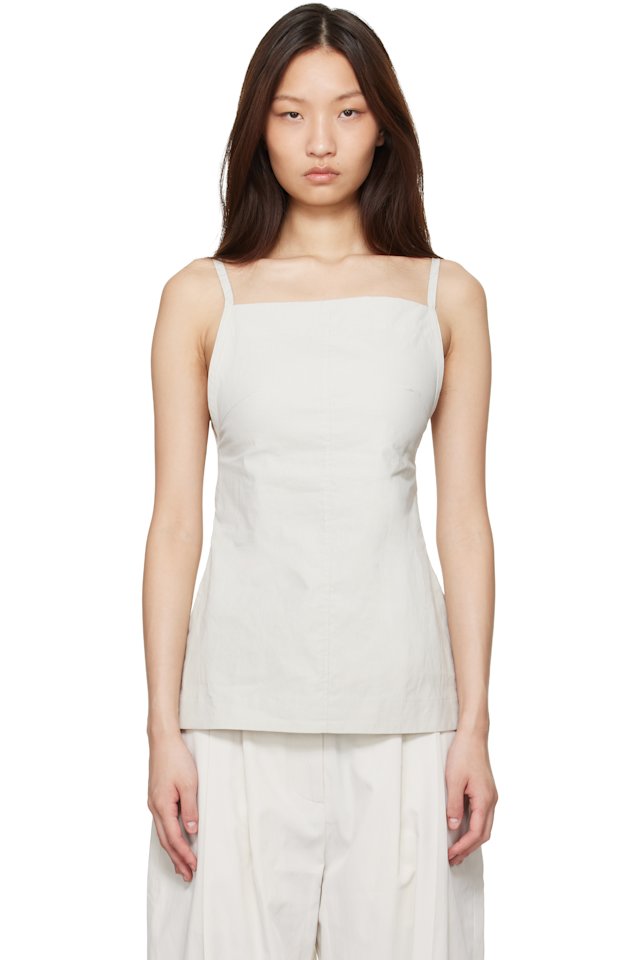 Studio Nicholson — Beige Raddle Top