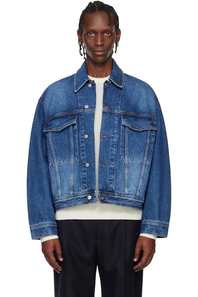 Studio Nicholson — Blue Stein Denim Jacket