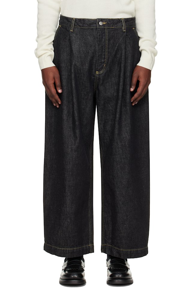 Studio Nicholson — Black Puch Italian Denim Jeans