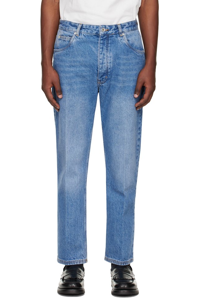Studio Nicholson — Blue Windslow Denim Jeans