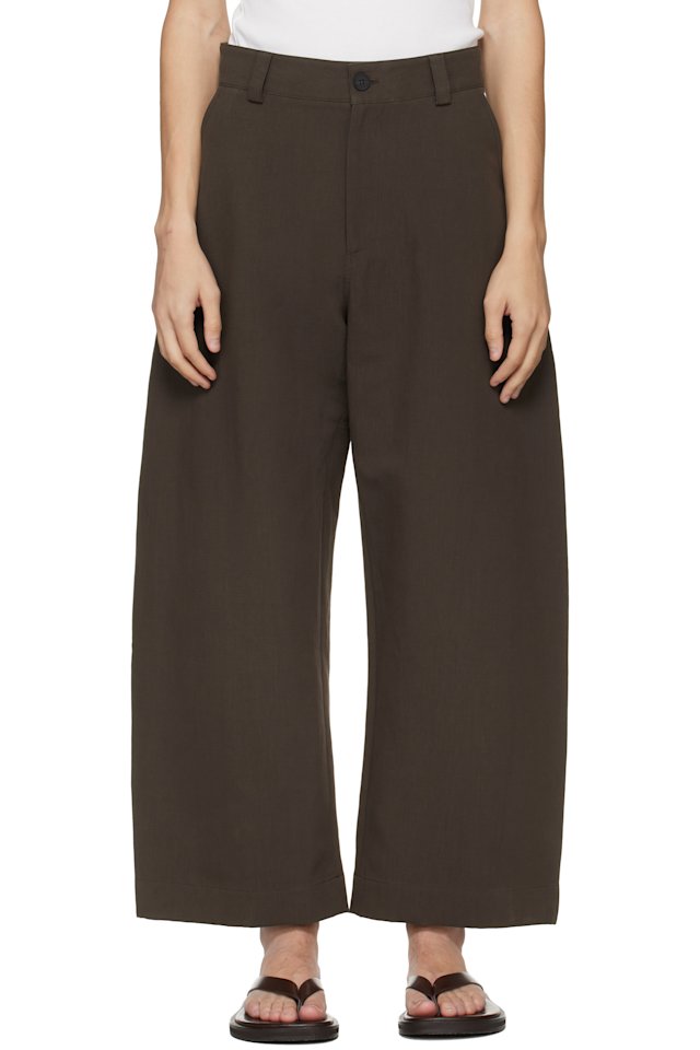 Studio Nicholson — Brown Levy Trousers