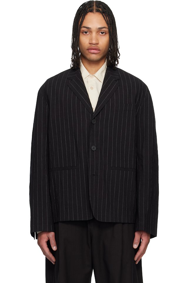 Studio Nicholson — Black Sorst Blazer