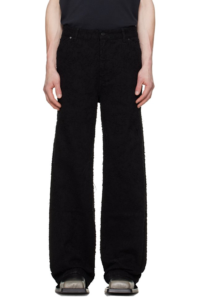 LGN Louis Gabriel Nouchi — Black Nep Denim Jeans
