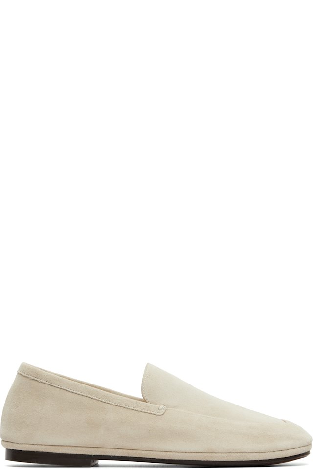 LEMAIRE — Beige Outdoor Slipper Loafers
