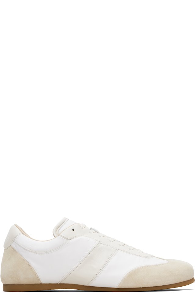 LEMAIRE — White & Beige Soft Runner Sneakers