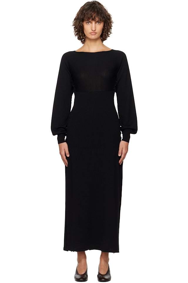 Paloma Wool — Black Fa Midi Dress