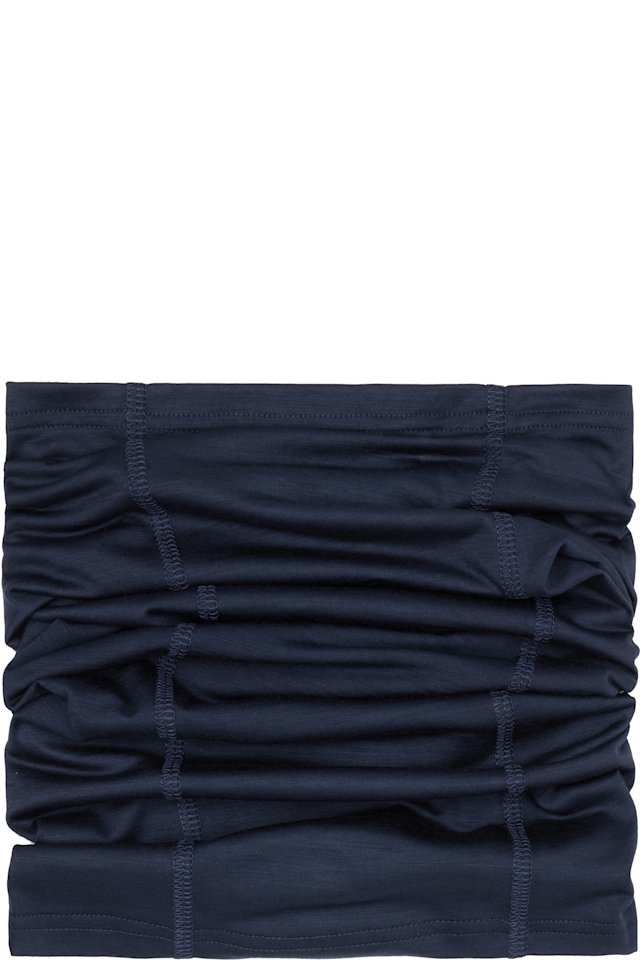 Rier — SSENSE Exclusive Navy Cache-Cou Jersey Wool Neck Warmer