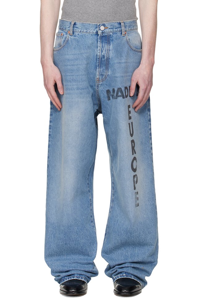 VETEMENTS — Blue 'Made In Europe' Jeans