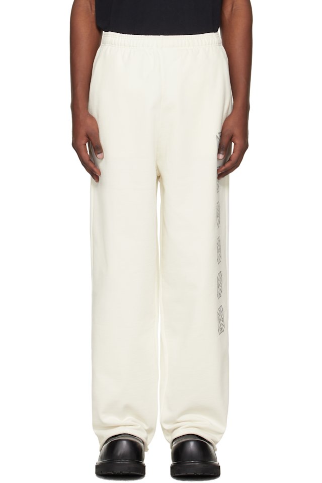 VETEMENTS — Off-White Biker Cross Stripe Sweatpants
