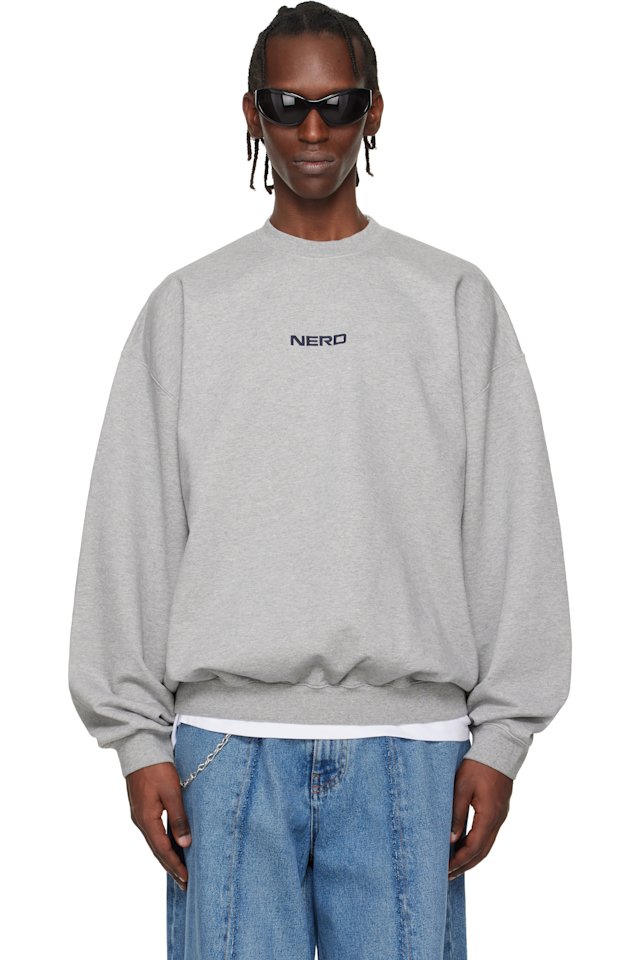 VETEMENTS — Gray 'NERD' Sweatshirt