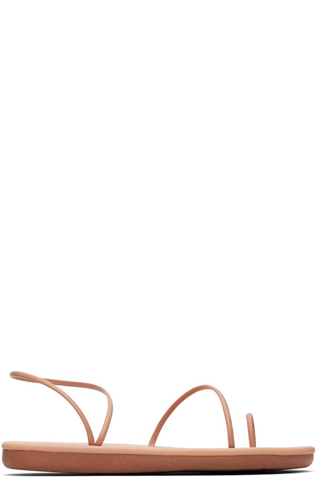 Ancient Greek Sandals — Beige Kansiz Sandals