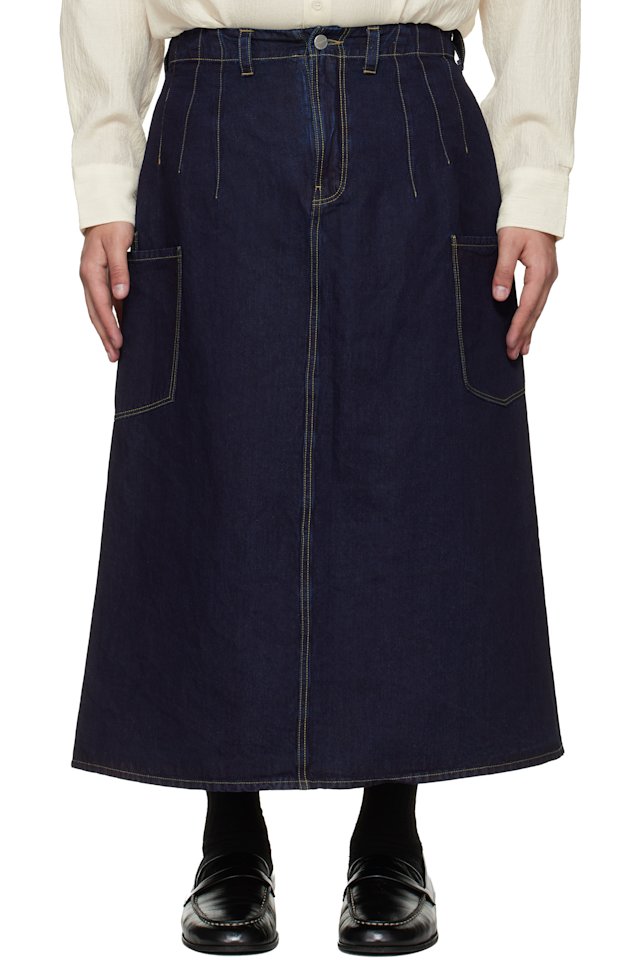 Toogood — Indigo 'The Scout' Denim Skirt