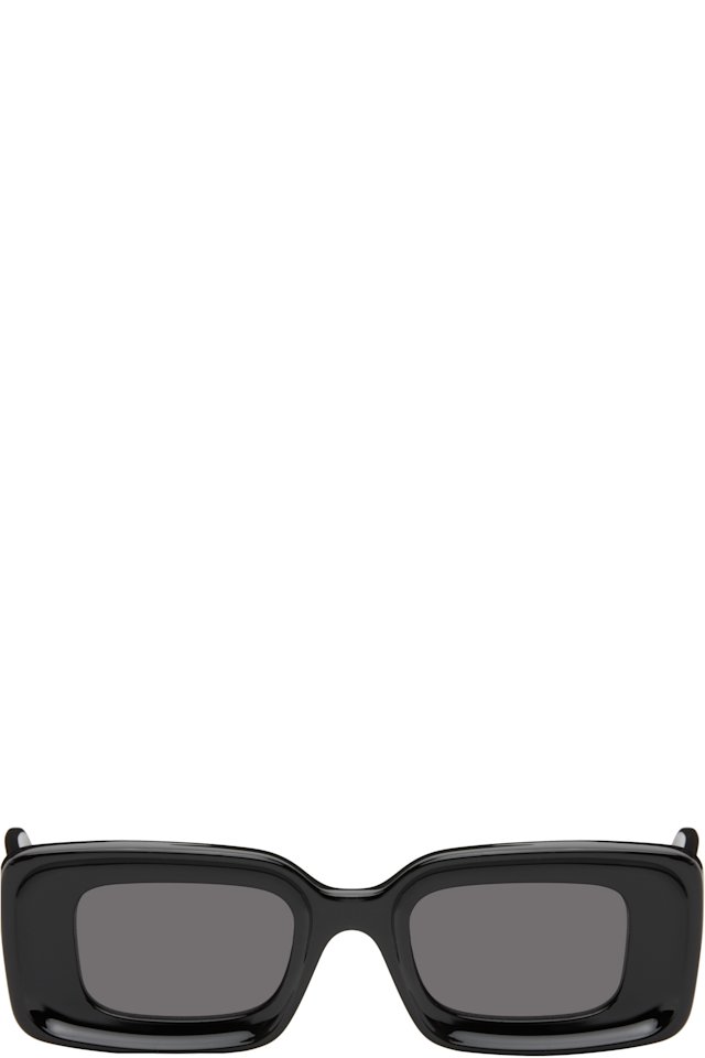 LOEWE — Black Rectangular Sunglasses