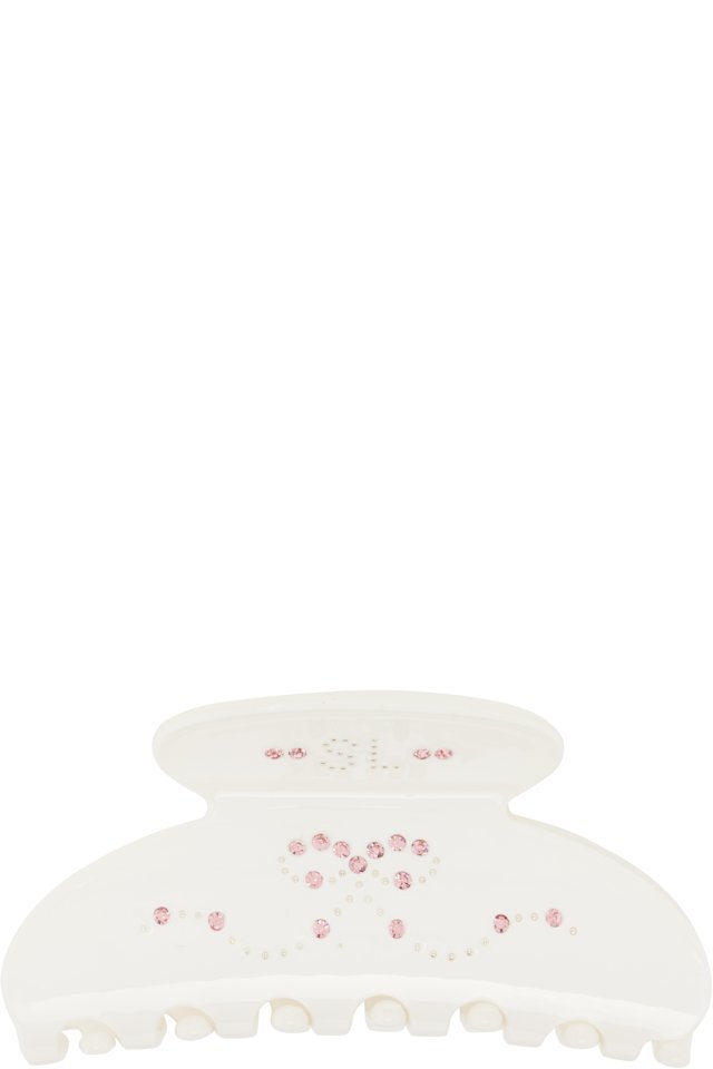 Sandy Liang — White Princess Hair Claw Hair Clip