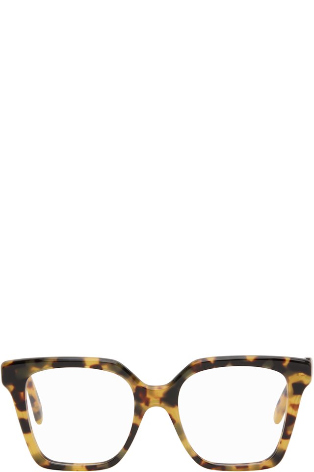 LOEWE — Yellow & Black Slim Glasses