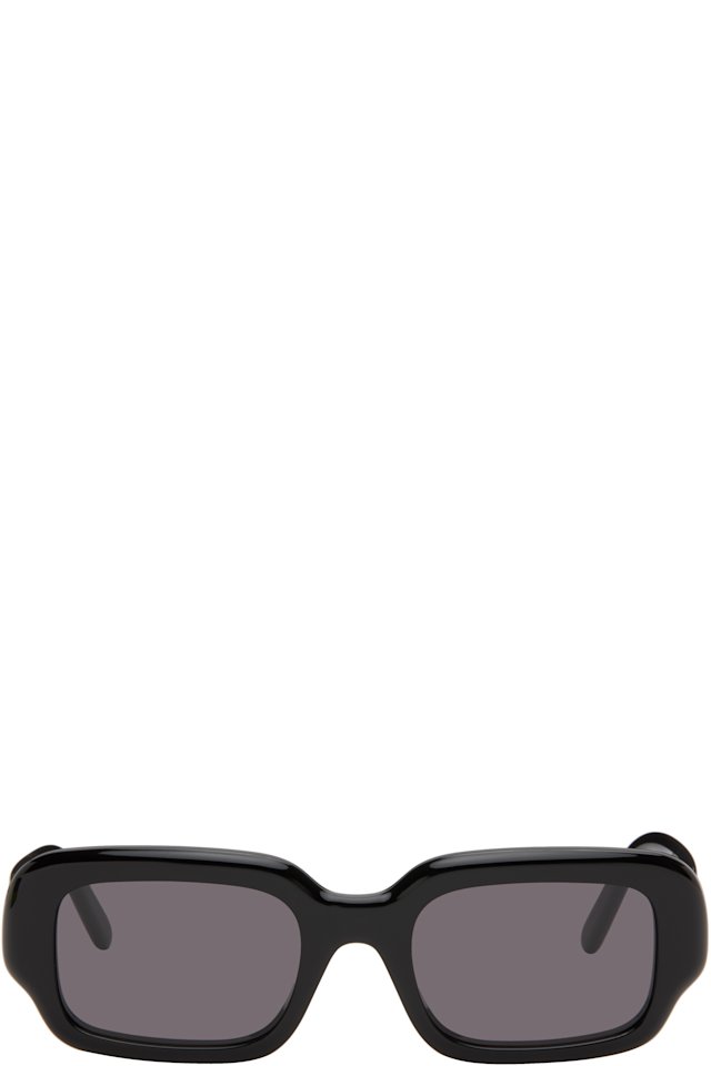 LOEWE — Black Rectangular Slim Sunglasses