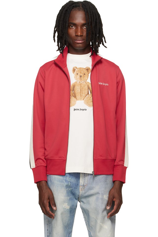 Palm Angels — Red Classic Logo Track Jacket