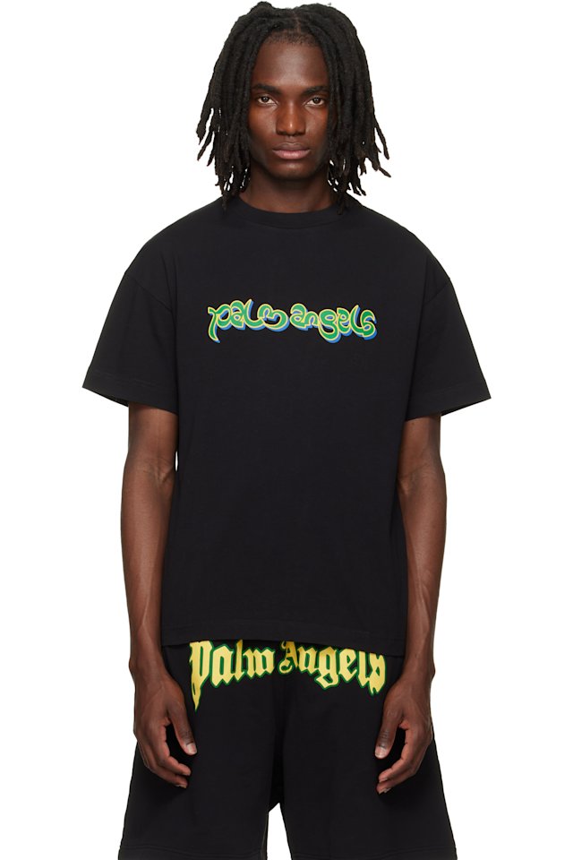 Palm Angels — Black Thai Logo T-shirt