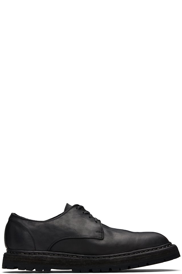 Guidi — Black Soft Horse Leather 99 Derbys