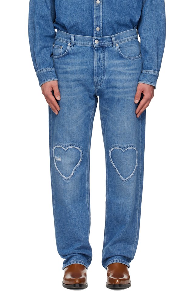 Moschino — Blue Heart Jeans