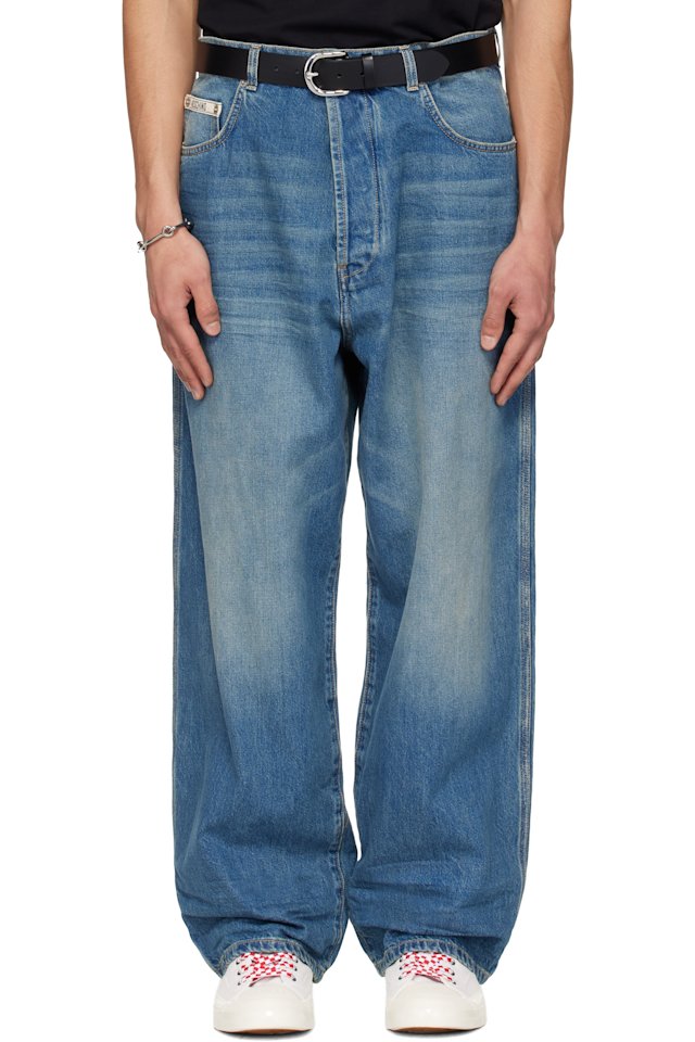 Moschino — Blue Faded Jeans