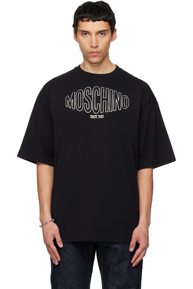 Moschino — Black Logo Sport T-shirt