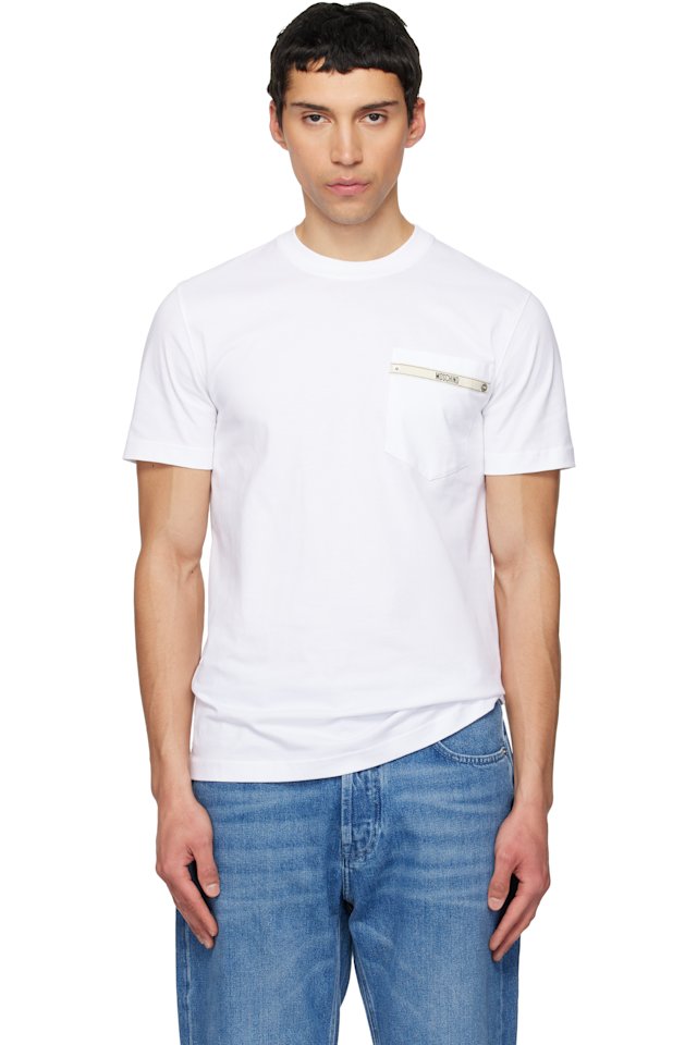 Moschino — White 'Moschino Tape' T-shirt