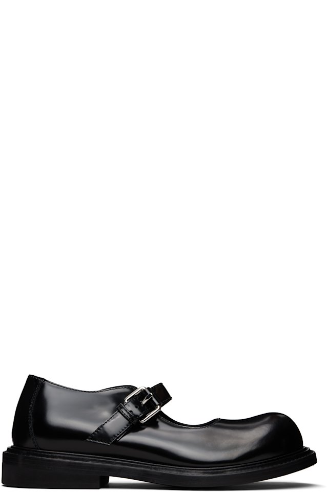 Moschino — Black Mary Jane Oliver Loafers
