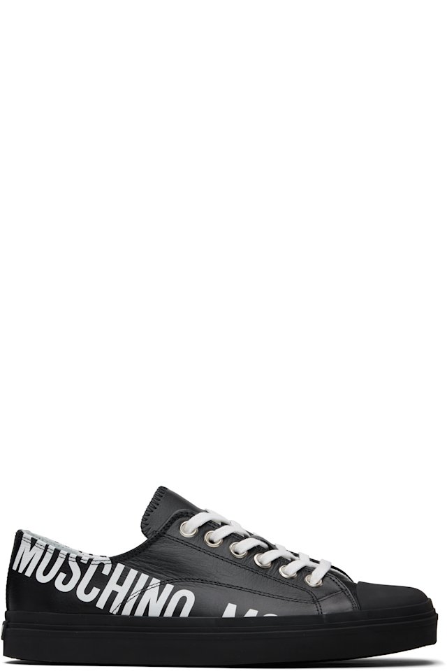Moschino — Black Logo Sneakers