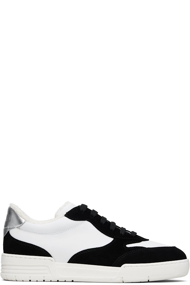 Moschino — Black & White Streetball Sneakers