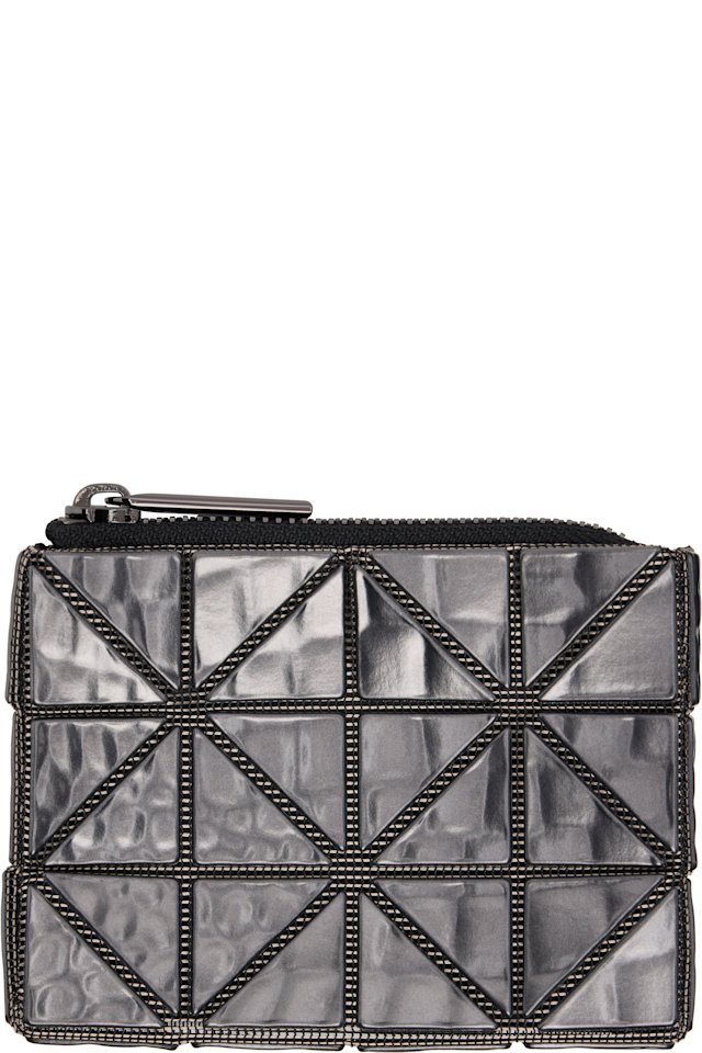 BAO BAO ISSEY MIYAKE — Gunmetal Cassette Wallet